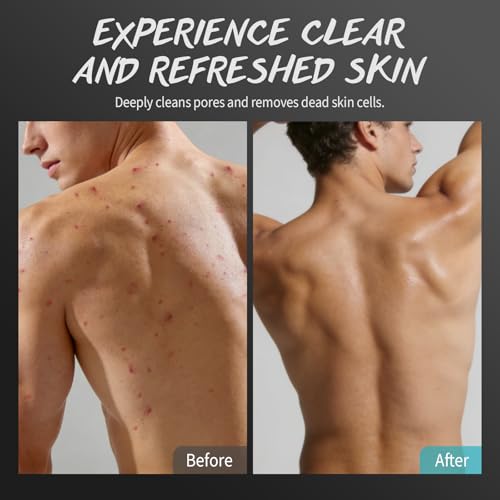 Men's Exfoliating Body Scrub with Tea Tree Oil & 2% BHA