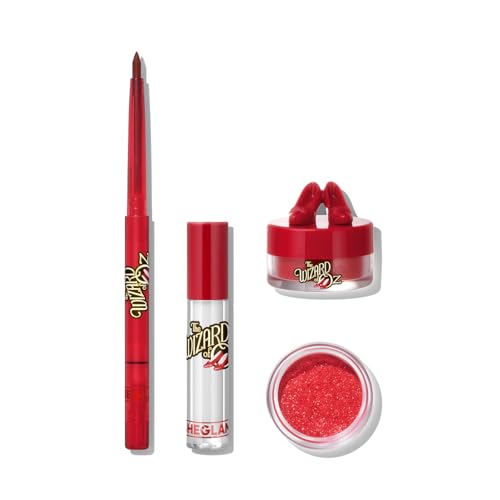 SHEGLAM Ruby Slippers Glitter Lip Kit - All-in-One