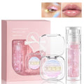 HOSAILY Face Highlighter & Lip Gloss Combo Set – Shimmer Palette