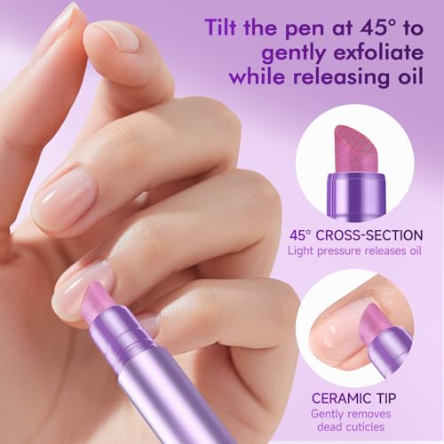 NineRoms Original 4-in-1 Cuticle Oil Pen with Ceramic Tip - Nail Care & Treatment