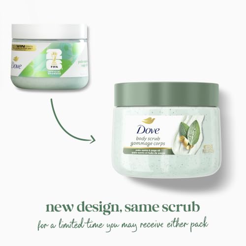 Dove Palo Santo & Sage Oil Body Scrub, 15 oz