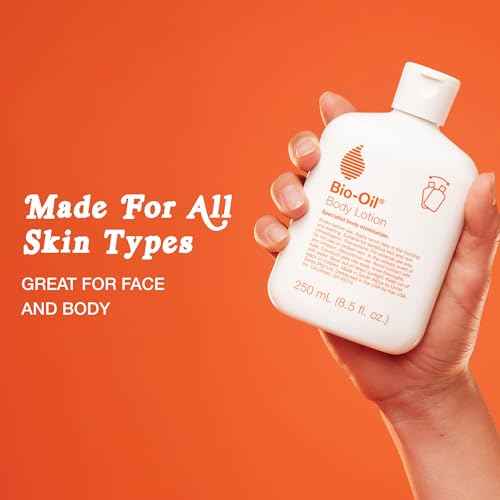 Bio-Oil Moisturizing Body Lotion for Sensitive and Dry Skin, Ultra-Lightweight, Fast Absorbing Moisturizer with Jojoba, Rosehip, Shea Oil and Hyaluronic Acid, Non-Comedogenic, 8.5 Oz