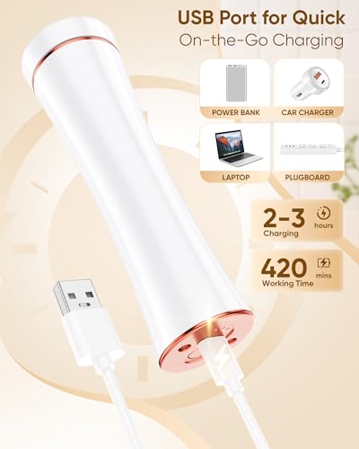 Incamity Electric Callus Remover with Foot Cream & 3 Speeds