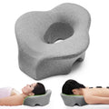 Face Down Pillow Massage Headrest for Bed, Dual Exhaust Holes Memory Foam BBL Massage Pillow for Professional Massage Table Equipment -Dark Grey