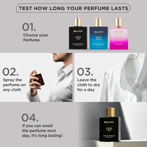 BellaVita Luxury CEO Man Cologne Gift Set for Men