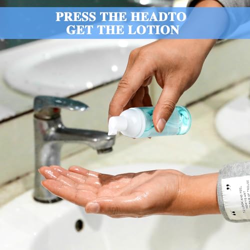 2-Pack Foam Pump Bottles 60ml Travel Size Soap Dispenser