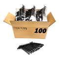 100 Twin Blade Black Disposable Razors in Bulk - Professional or Home Use