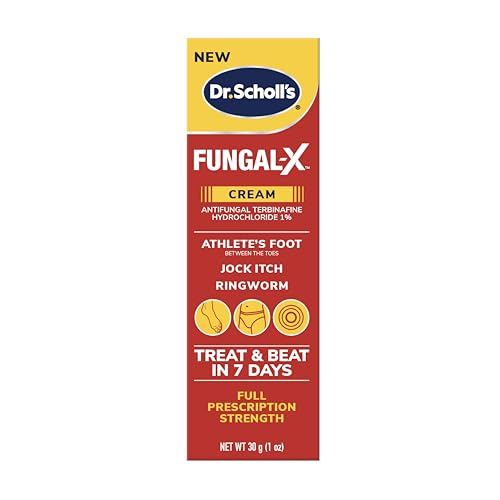 Dr. Scholl's Fungal-X Antifungal Cream for Athlete's Foot & Jock Itch - 1 oz