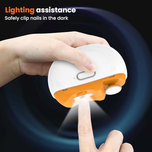 Electric Nail Clipper 2-in-1 Trim & Collect for All Ages