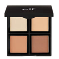 e.l.f. Contour Palette, 4 Shades, Sculpt & Brighten, Light/Medium