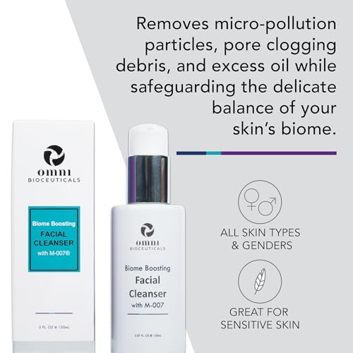 Omni Bioceuticals Biome Boosting Facial Cleanser with M-007¢ç, 150ml