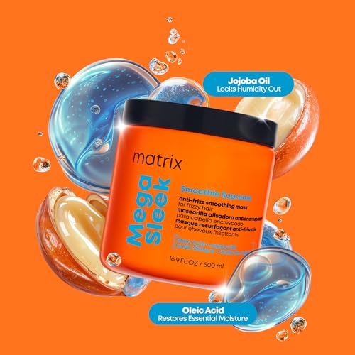 Matrix Mega Sleek Smoothie Supreme Hair Mask - 96H Frizz Control