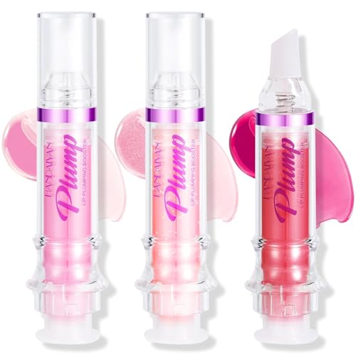 3-Color Lip Plumping Booster Gloss - Fuller Lips