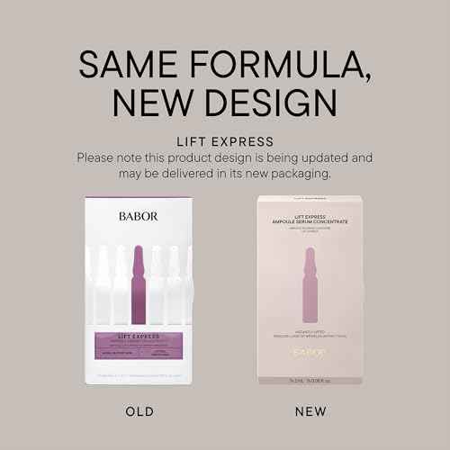 BABOR Lift Express Ampoule Concentrate, Instant Lifting Effect Fills Lines and Wrinkles Up To 6 Hours, Smoothing Skincare Capsule, Anti Aging Serum, Increase Firming & Elasticity, 7 Treatments