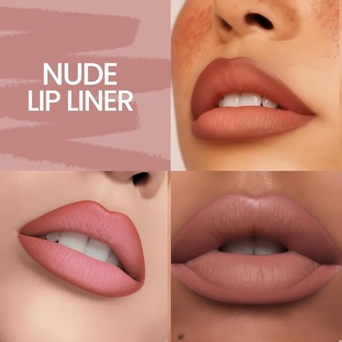 Nude Lip Liner – Retractable, Long-Lasting & Non-Drying