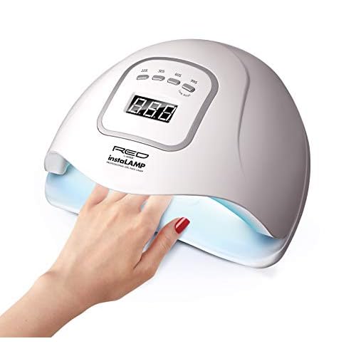 Red by Kiss instaLAMP Professional Gel Nail Lamp 45 UV LEDs with 4 Timers