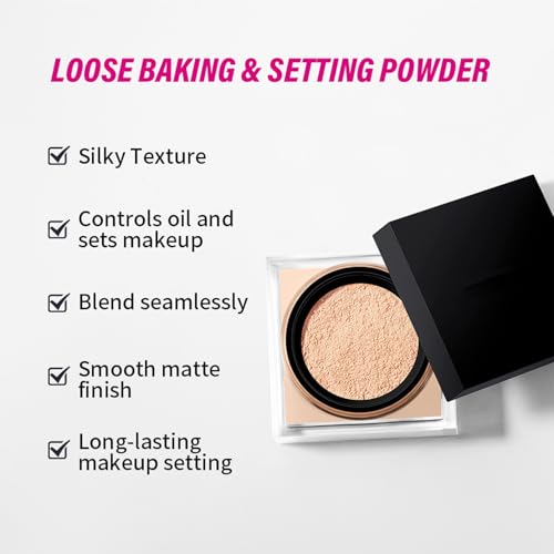 Corlo Loose Setting Powder - Natural Matte Finish, Oil Control