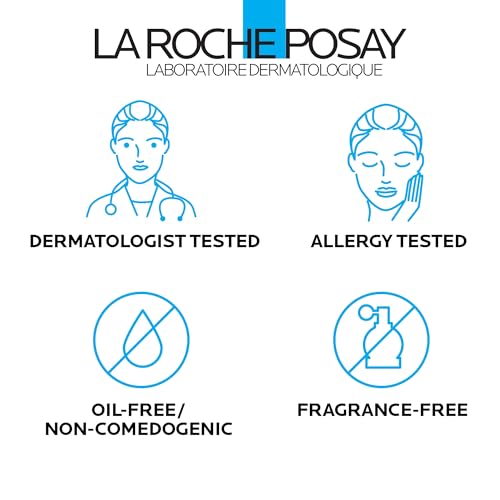 La Roche-Posay Toleriane Hydrating Gentle Face Cleanser | Hydrating Facial Cleanser With Niacinamide + Ceramides | Daily Face Wash For Dry Skin To Normal Skin | Sensitive Skin Tested | Fragrance Free