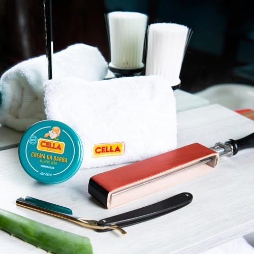 Cella Milano Aloe Vera Shaving Cream Soap, 150?g ? Dense, Luxurious Lather with Razor-Glide Protection, Made in Italy Since 1899¡±