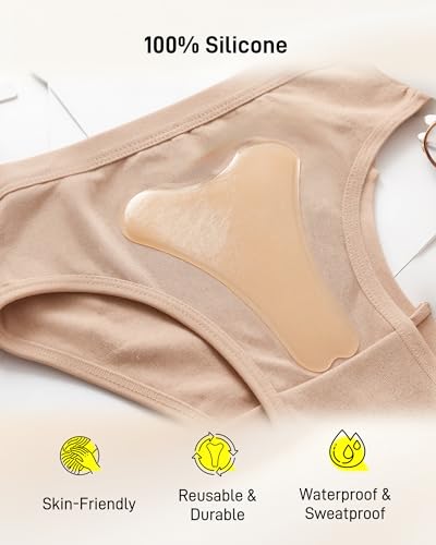 Niidor Camel Toe Concealer Anti-Camel Toe Invisible Pad for Women, Yoga Proof Pad 3/4 Pack