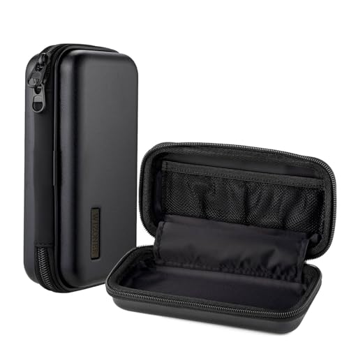 Trimmer Case, Razor Storage Bag Shaver Travel Hard EVA Box for Electric Trimmer and Accessories - Case Only (Black)
