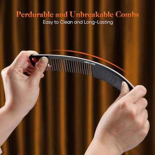 SALONSILK 4-Piece Professional Hair Comb Set