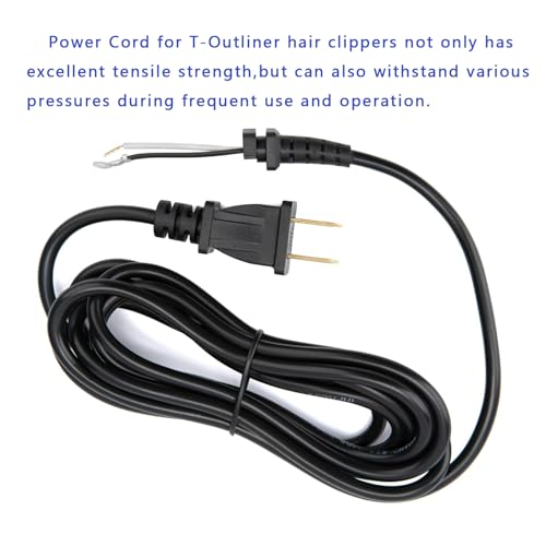 04624 Trimmer Cord for Andis Cord,Power Line for T-Outliner Clippers Hair Trimmer