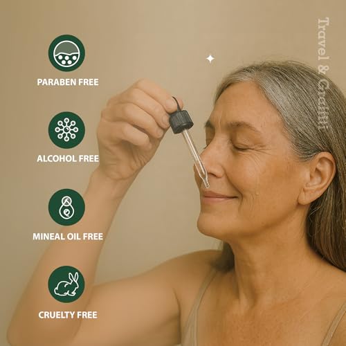 Haberlea Oil ? Natural Anti-Aging Moisturizer for Dry Skin, Fine Lines & Wrinkles, Lightweight Face Oil for Hair & Body ? All Skin Types ? Made in Taiwan ? 25ml / 0.85 fl oz