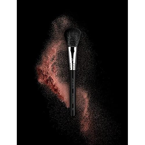Sigma Beauty F10 Powder/Blush Brush ? Soft Tapered Face Brush for Setting Powder & Blush ? Professional Makeup Brush ? Black Handle ? 1 Count