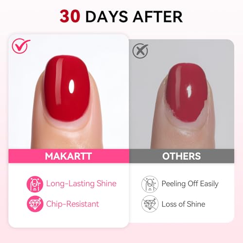 Makartt Gel Base Coat 15ml No-Wipe Formula UV LED