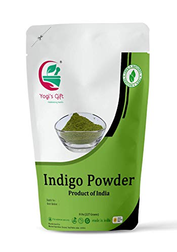 Natural Indigo Powder for Hair Dye - 8 oz Pure Indigofera