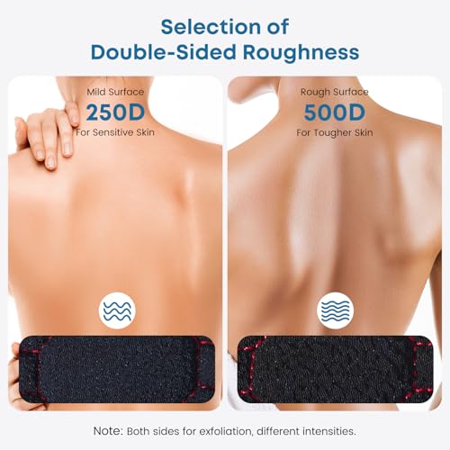 Eaxun 38.5" Exfoliating Back Scrubber with Dual Handles