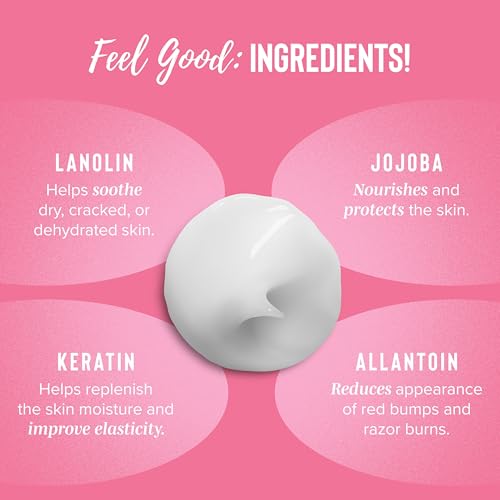 Coochy Shave Cream - Moisturizing Shave Lotion - Gentle Intimate Shaving Cream - For Bikini Area, Underarms, Legs & More - Rash-Free, Hydrating Formula - 32 oz, Frosted Cake