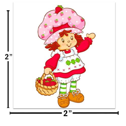 Strawberry Shortcake Tattoos Party Favors Bundle - 72 Perforated Individual 2" x 2" Temporary Tattoos for Kids Boys Girls | Strawberry Shortcake Party Supplies