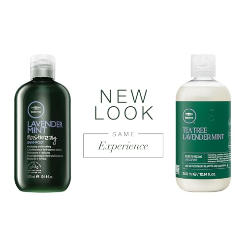 Tea Tree Lavender Mint Moisturizing Shampoo, Hydrates + Soothes, For Coarse + Dry Hair