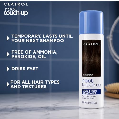 Clairol Root Touch-Up Hair Color Spray Auburn Red Temporary Concealer
