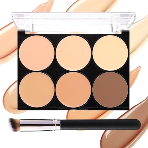 6-Color Correcting Concealer Palette | Waterproof Long-Lasting