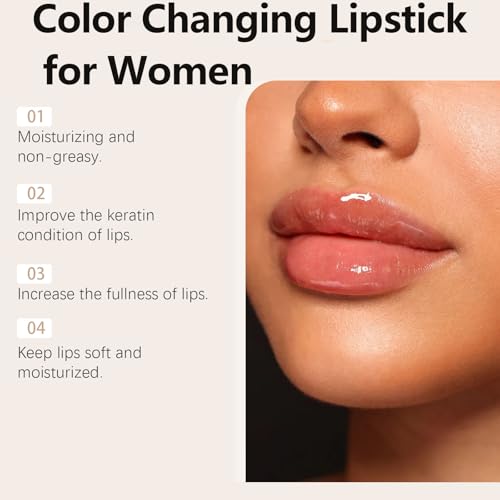 pH Color Changing Lipstick - Long Lasting Waterproof