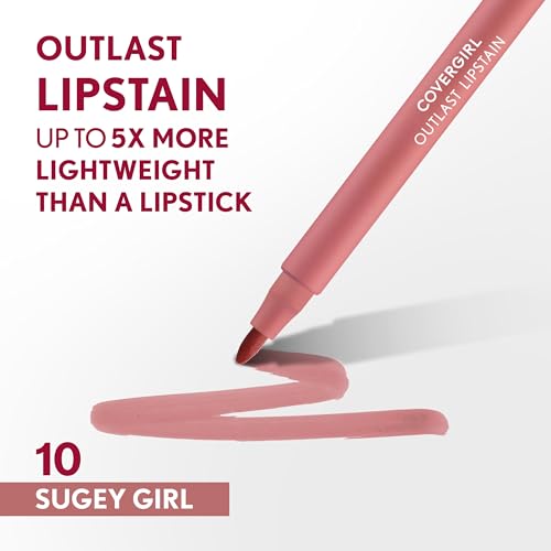 CoverGirl Outlast Lipstain Pen - Transfer-Proof Satin Finish