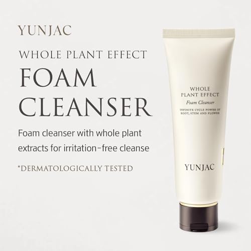Whole Plant Effect Foam Cleanser (4.23 oz) - Gentle Creamy Matcha Foam Cleanser. Gently Removes and Cleanses. Hydrate and Soothe Skin.