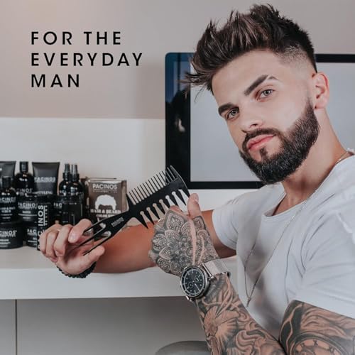 Pacinos Hair Fiber Kit - Black Concealer with Hold Spray