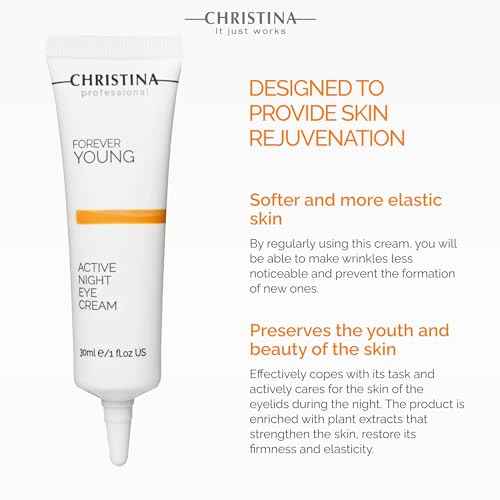 -CHRISTINA- Forever Young Active Eye Night Cream with Retinol | Avocado Oil Eye Cream | Rejuvenates, Moisturizes, and Nourishes the Skin 30ml
