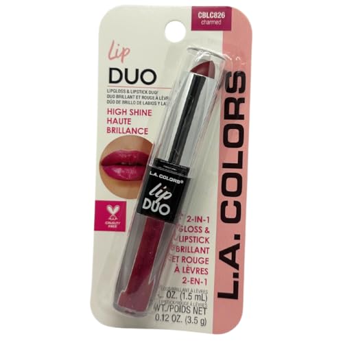 L.A. Colors Lip Gloss & Lipstick Duo - Moisturizing Formula