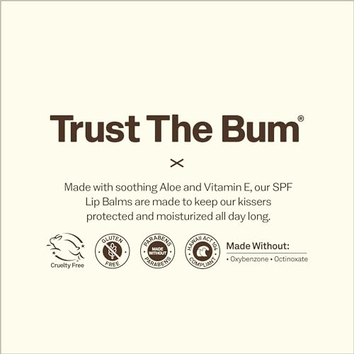 Sun Bum SPF 30 Sunscreen Banana Lip Balm - Moisturizing Aloe Vera and Vitamin E - Vegan and Cruelty Free - Broad Spectrum UVA/UVB Lip Protection - 0.15 oz Stick (Pack of 3)