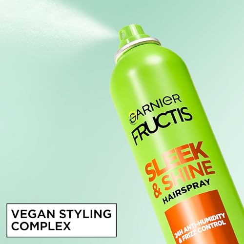 Garnier Fructis Sleek & Shine Anti-Humidity Hairspray 8.25 oz - Bamboo Variant