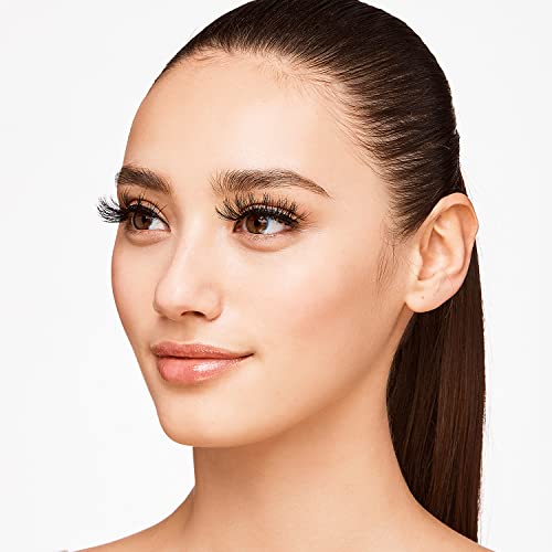 i-ENVY False Lashes, Remy 3D Lashes Value Pack Human Hair Natural Fluffy Wispy Invisible Band Seamless Look Reusable Eyelashes (04)