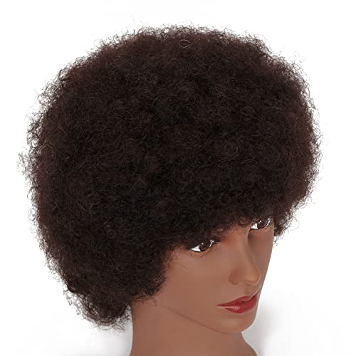Hairingrid Afro Mannequin Head with 100% Human Hair & Clamp