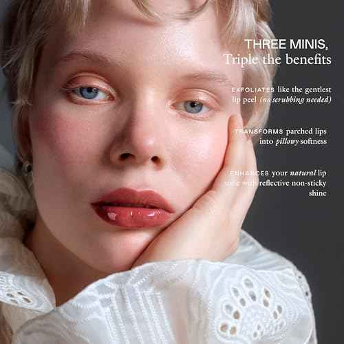 EADEM The Threesome: Three Mini Le Chouchou Lip Softening Balms, Lip Gloss for Women, Lip Plumper & Lip Mask, Overnight Hydrating & Moisturizing Luxury Lip Balm