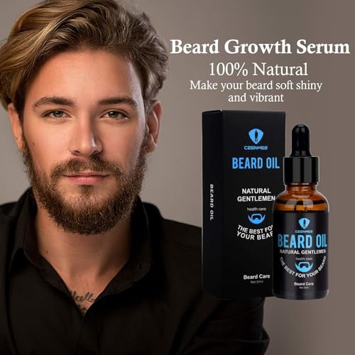 Beard Grooming Kit,Beard Kit with Beard Oil,Beard Growth Serum,Beard Wash, Beard Balm,Beard Brush, Beard Comb, Beard & Mustache Scissors Beard Growth Kit Unique Gifts for Men