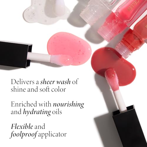 LAURA GELLER Clear Lip Oil, Glass Half Full & Tinted Hydrating Lip Balm, Sheerly Amazing Duo | Nourishing Lip Kit for Dry Lips, Moisturizing Color and Shine